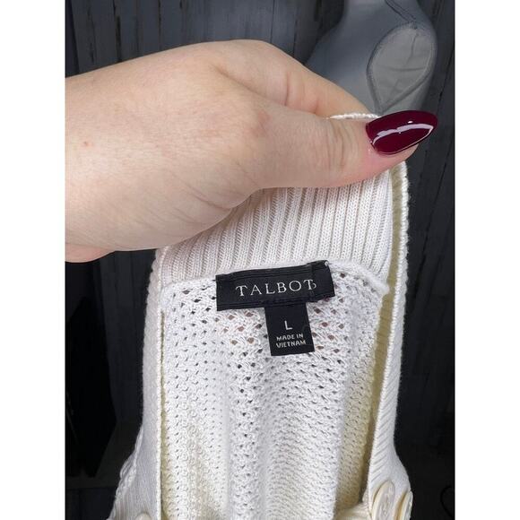 Talbots Women's Striped Sweater Large Multicolor Boat Neck Long Sleeve Casual - Picture 8 of 8